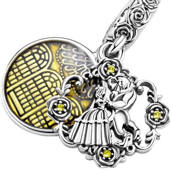 18k Disney Beauty and the Beast Charm - Picture 2 of 5